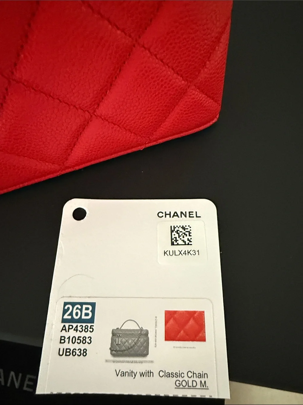 CHANEL quilted leather