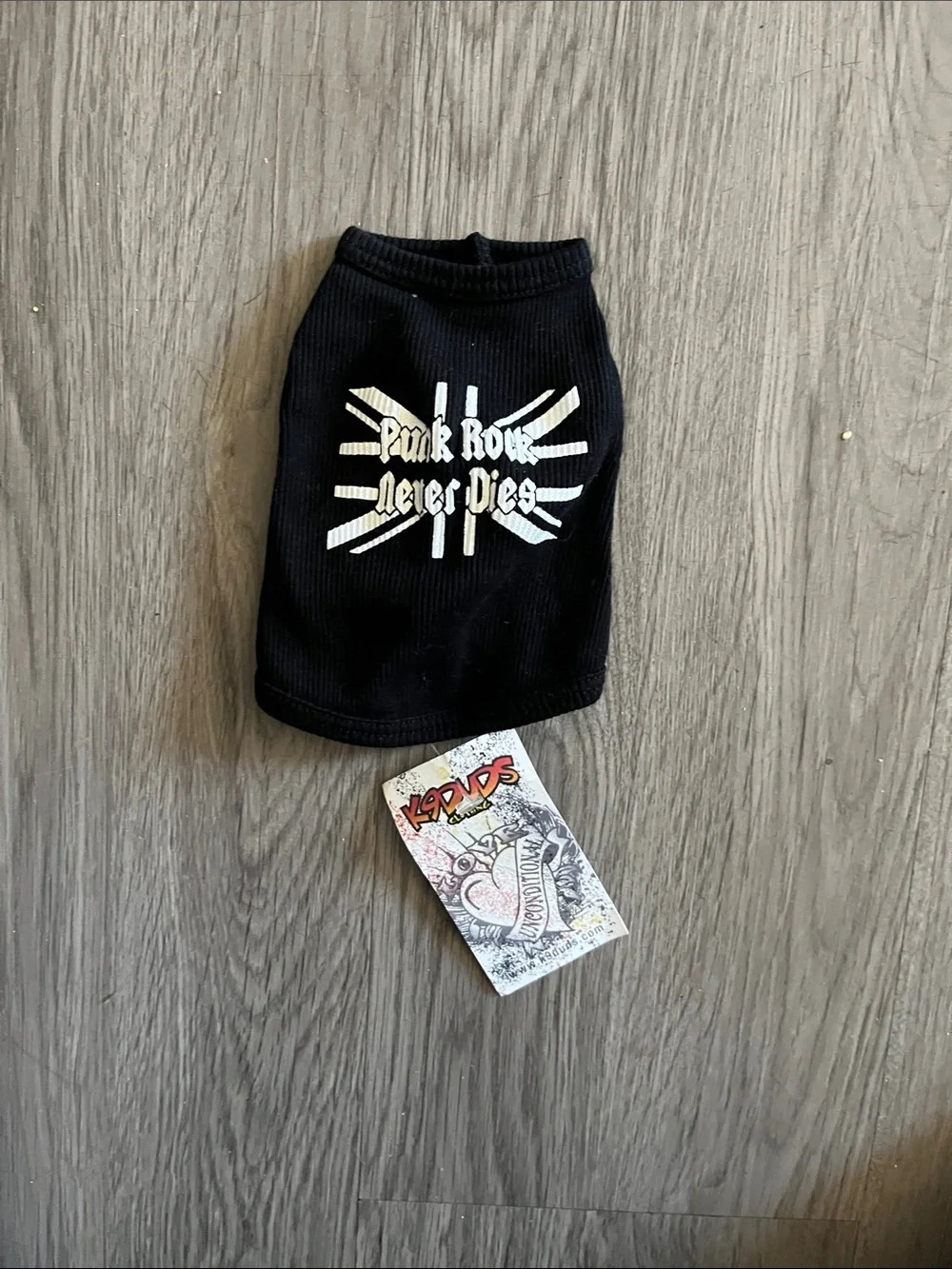 Dog  Black 'Punk Rock Never Dies' Graphic Bottom