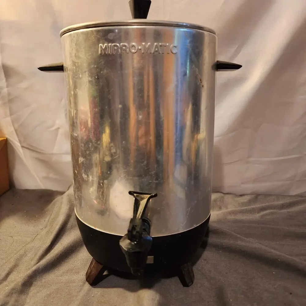 Mirro-matic Coffee Electric Percolator 30 Cup- M-0130 Tested&Works