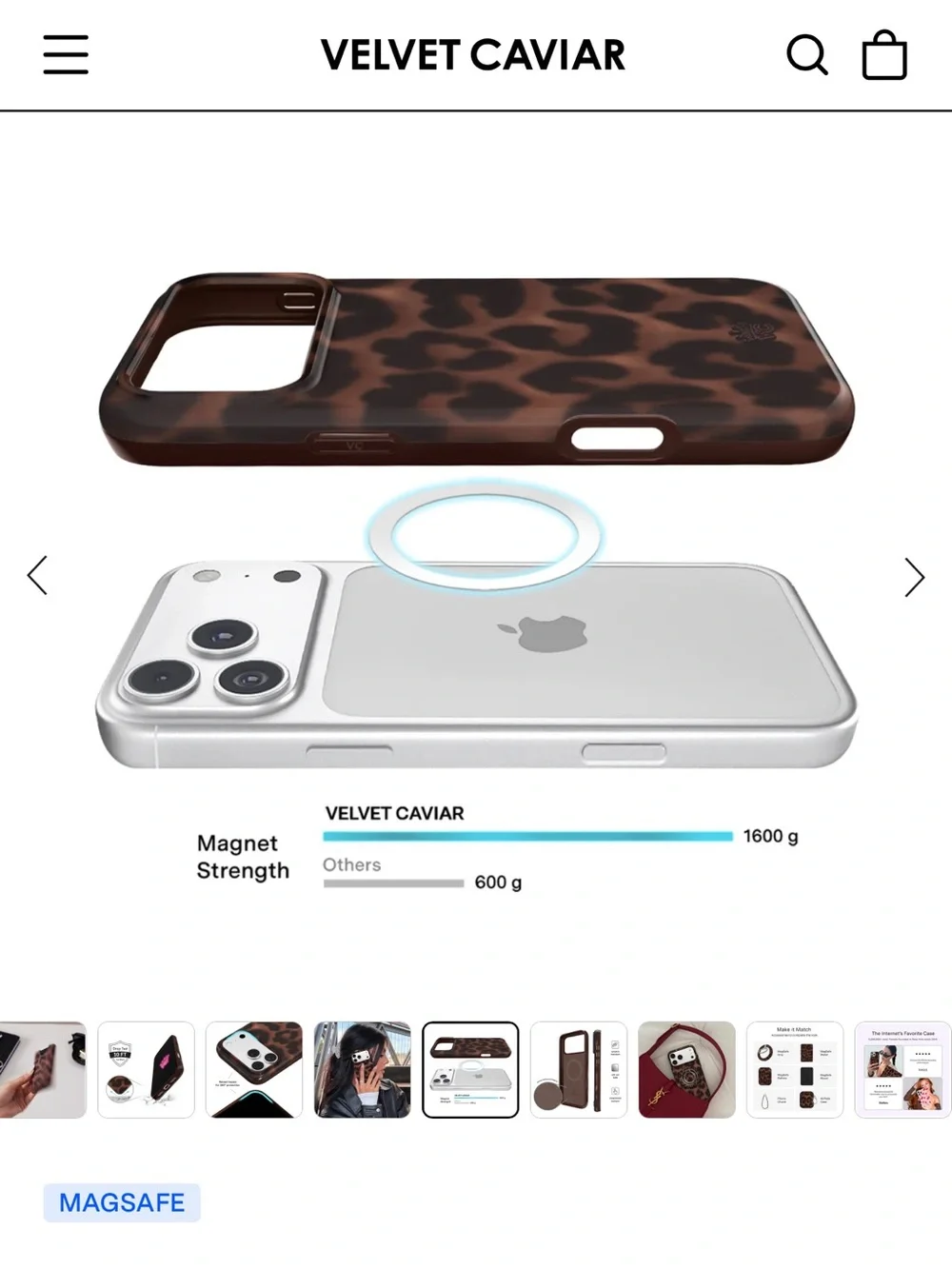 Velvet Caviar magsafe wallet