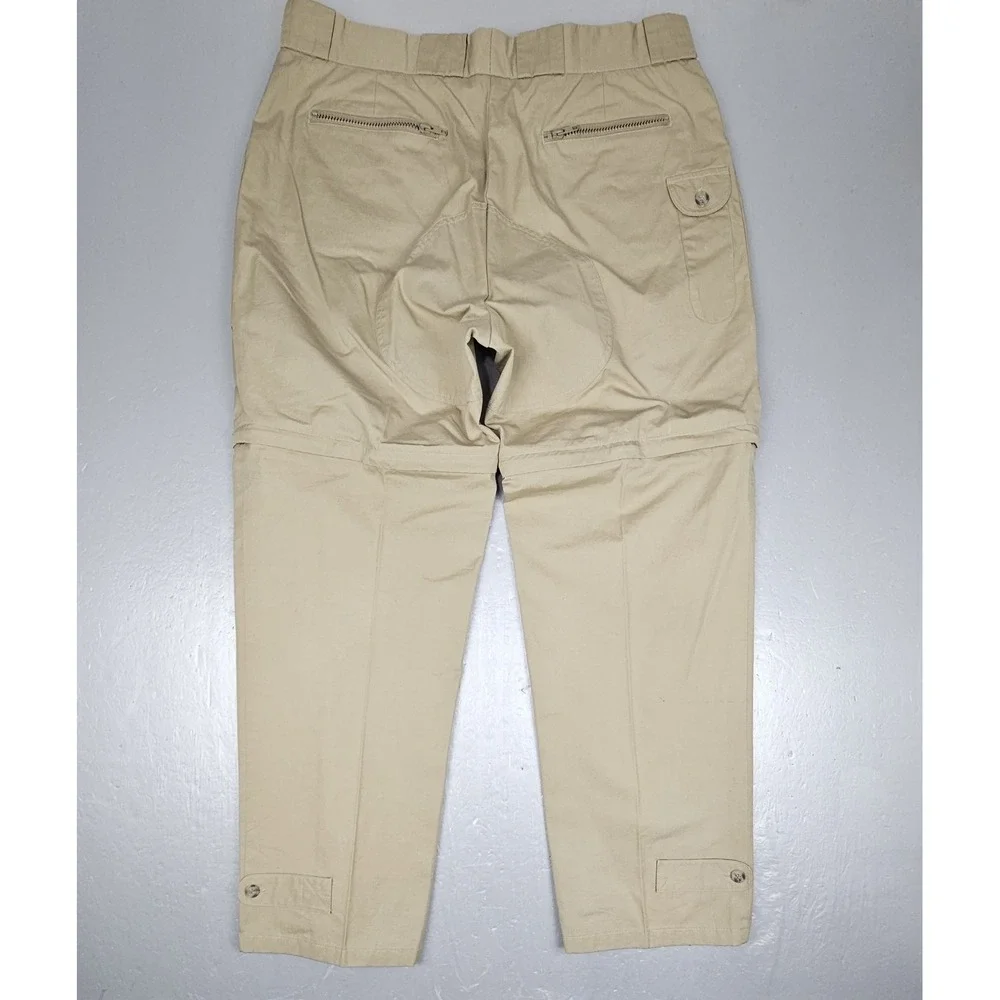 Vintage 80s Banana Republic Convertible‎ Pants Mens 40x30 Khaki Safari Outdoor