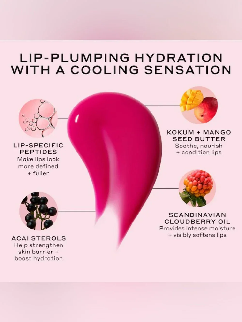 🍉Lip Need🍉BNIB LE OLE HENRIKSEN MALDIVES MELON Pout Preserve Chillers Lip Balm