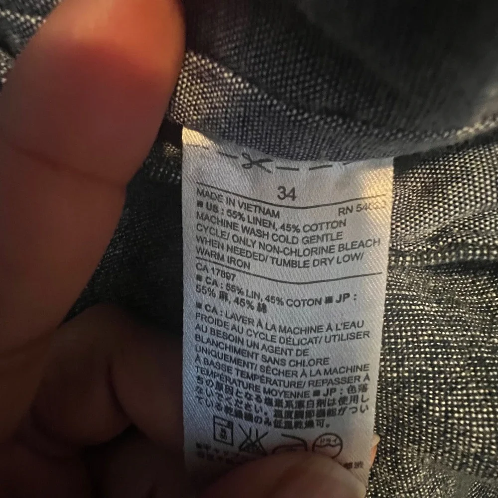 Banana Republic linen blend