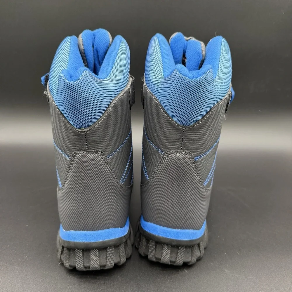 DSG Kids Menace 100G Winter Snow Boots Size 6 Black & Blue 3M Thinsulate Boys
