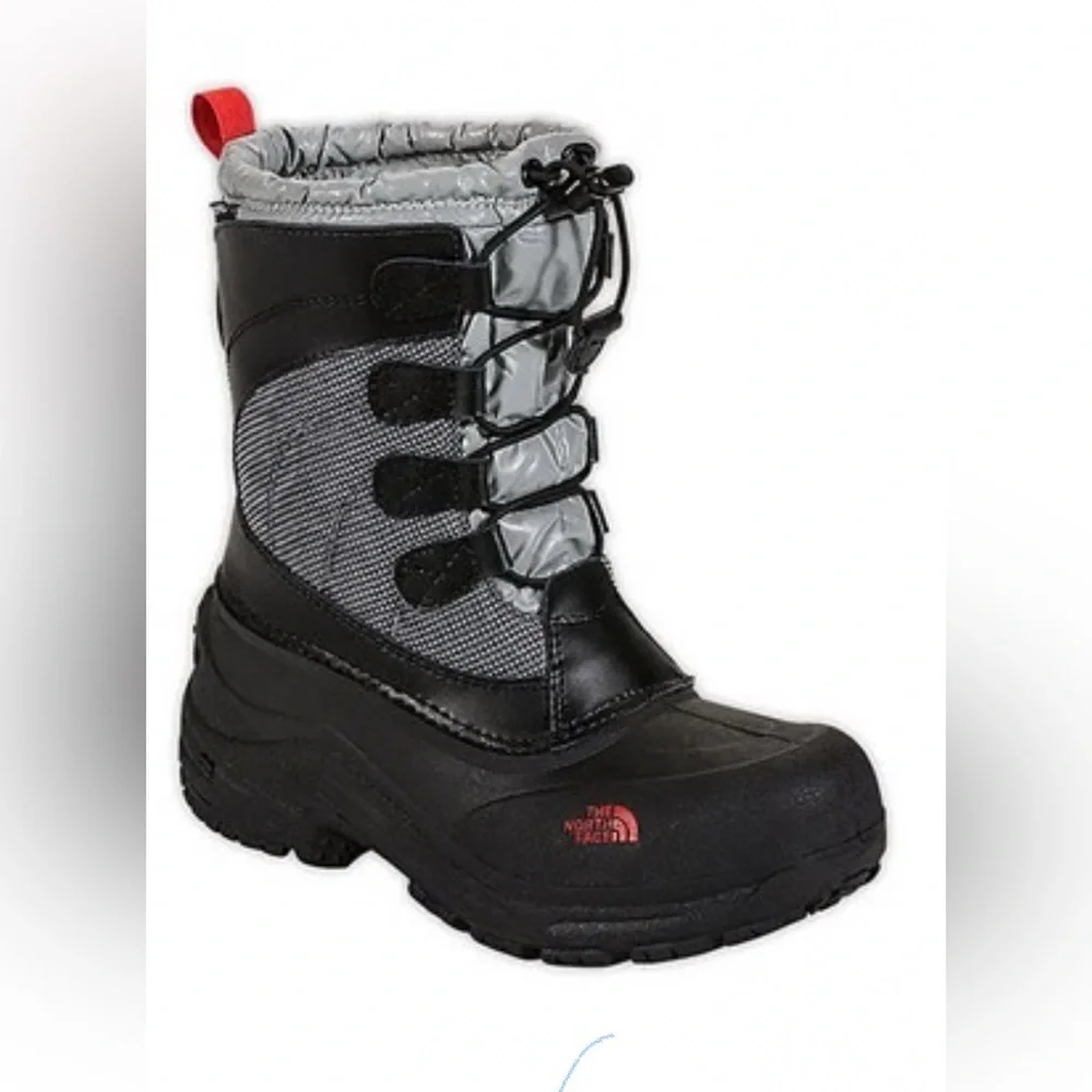 The North Face Black and Gray Snow Boots
