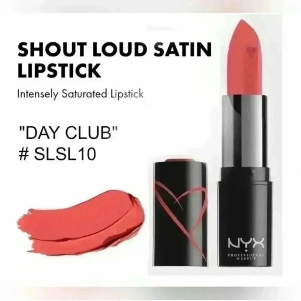 🩷5/$10🩷  Shout Loud Satin Lipstick - Day Club (SLSL10) Coral Pink