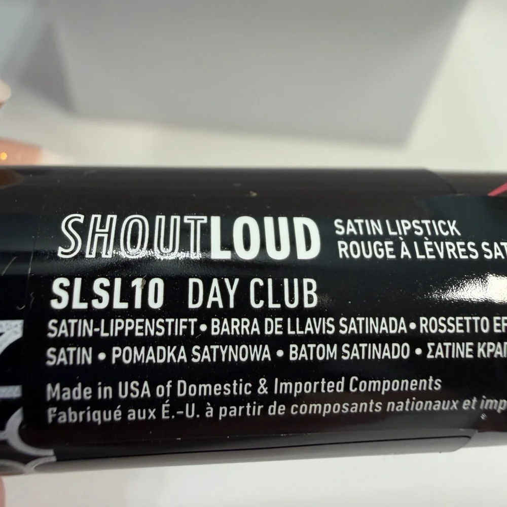🩷5/$10🩷 NYX Shout Loud Satin Lipstick - Day Club (SLSL10) - Coral Pink