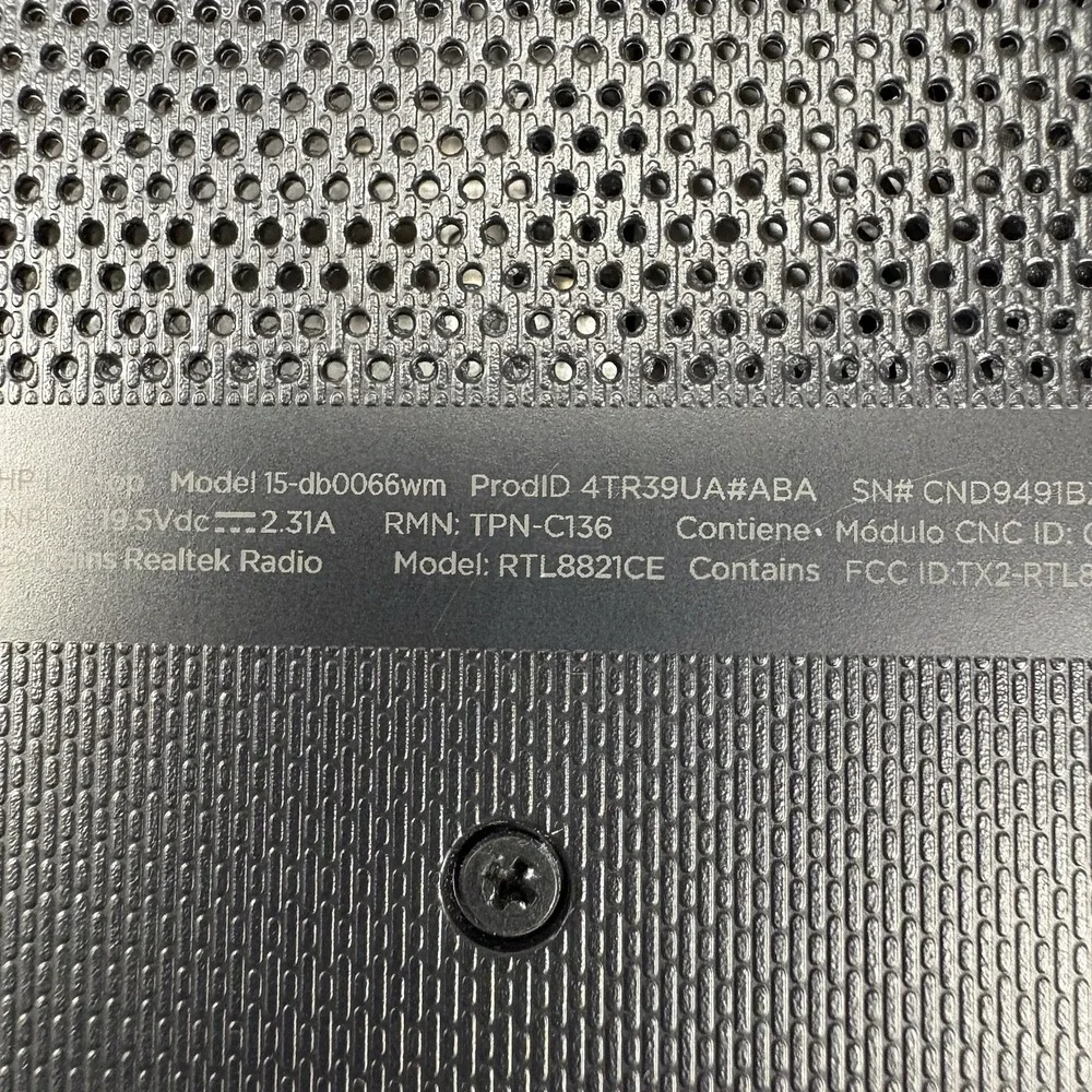 HP tested working