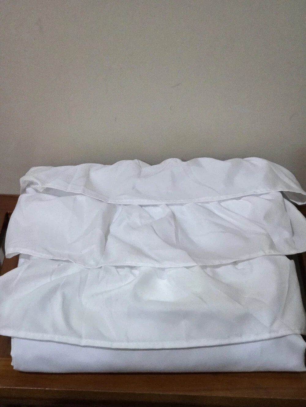 Pillowfort Ruffle Kids' Blackout Window Curtain 1 Panel White 42