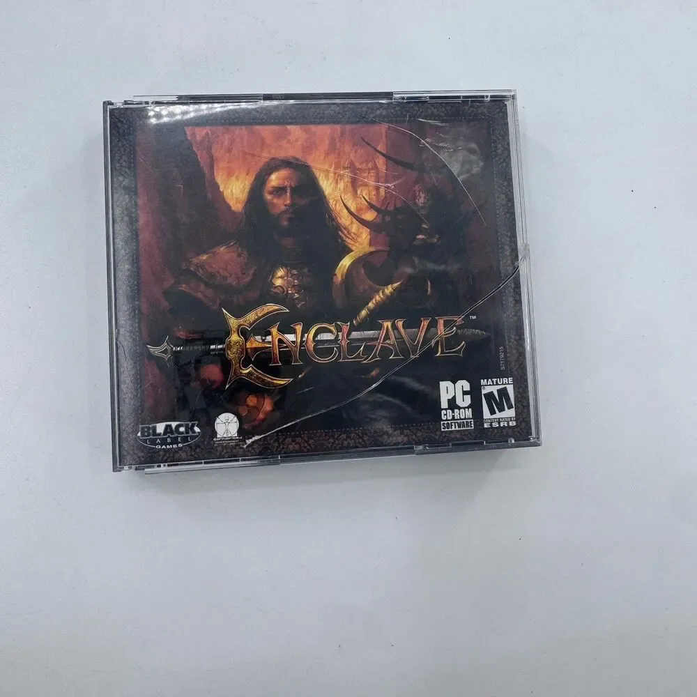 Enclave (PC, 2003) - 3x Disc Set Fantasy  Game Black Label CD Rom Fast Shipping