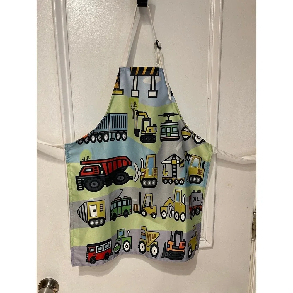 Toddler/ small child construction truck apron