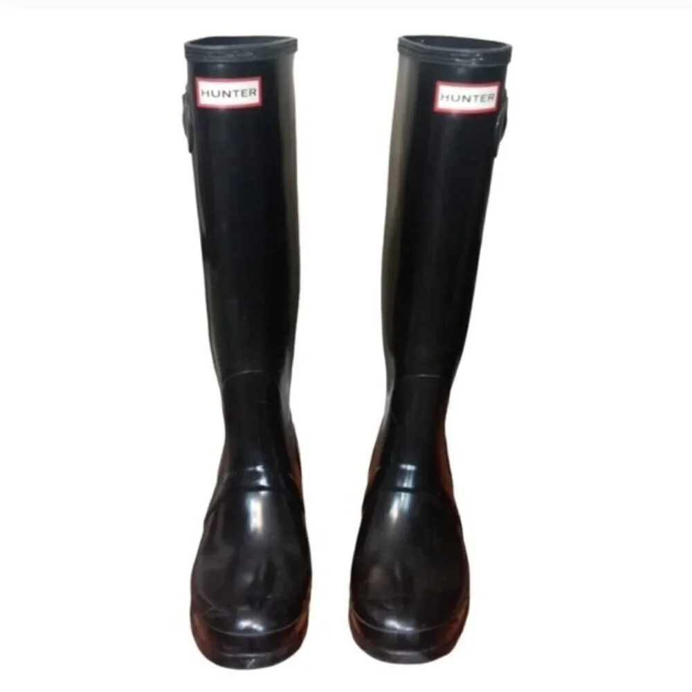 Hunter wellies tall