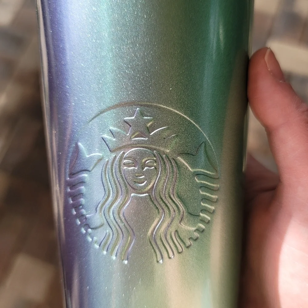 STARBUCKS VENTI OMBR'E STAINLESS STEEL TUMBLER - 24 OZ.