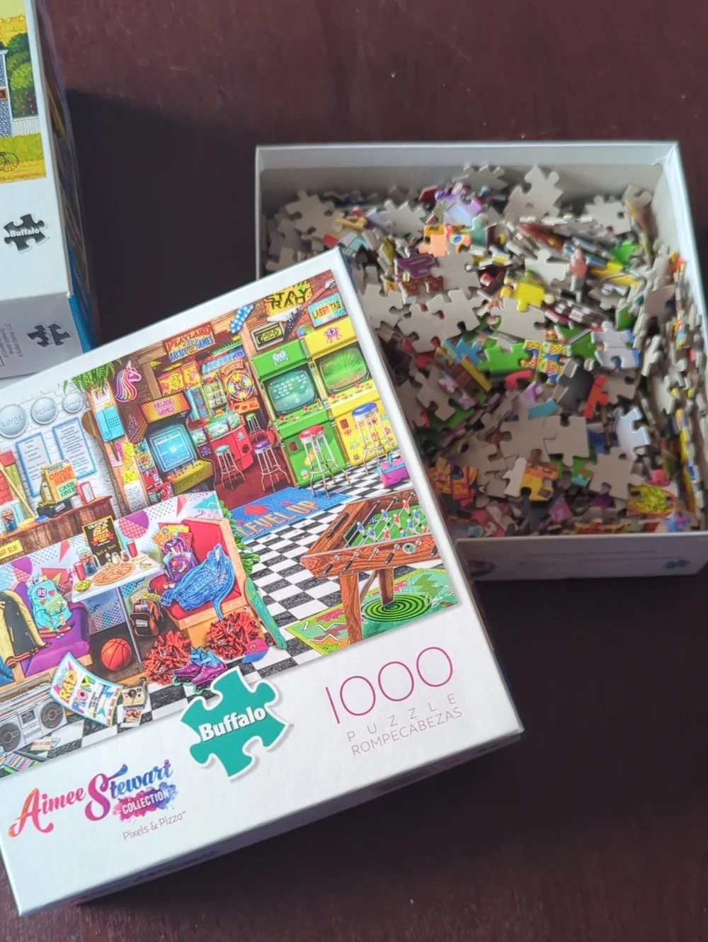 Buffalo Games three puzzles