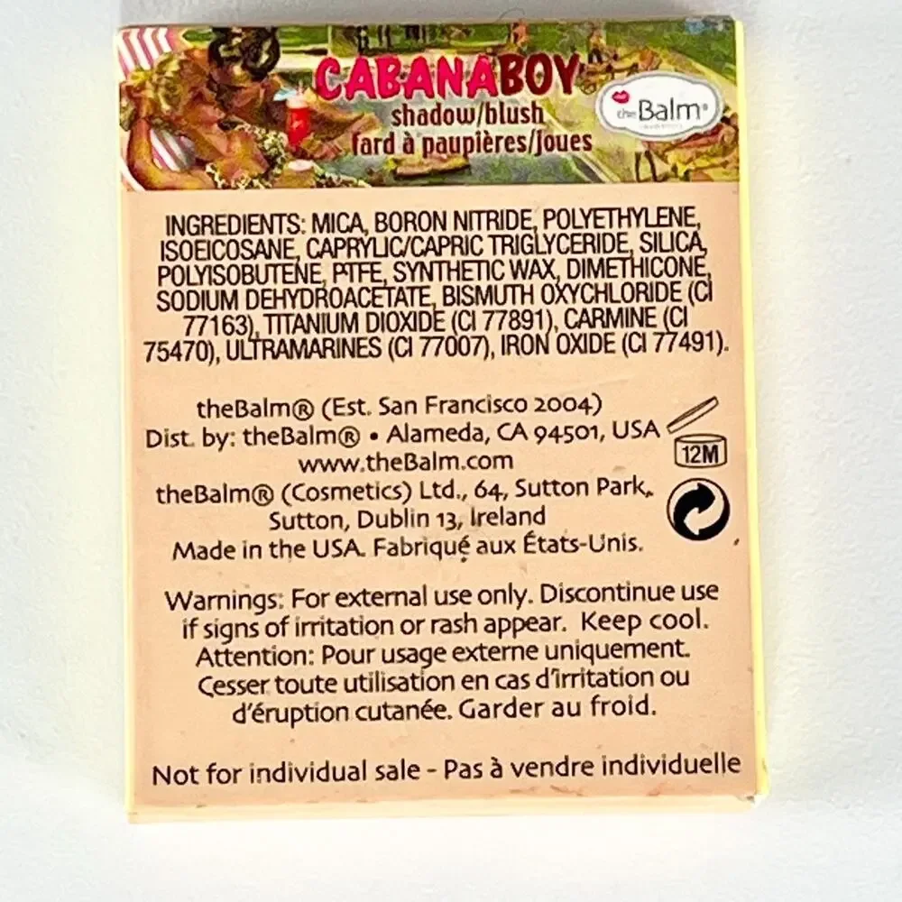 theBalm balm cabanaboy