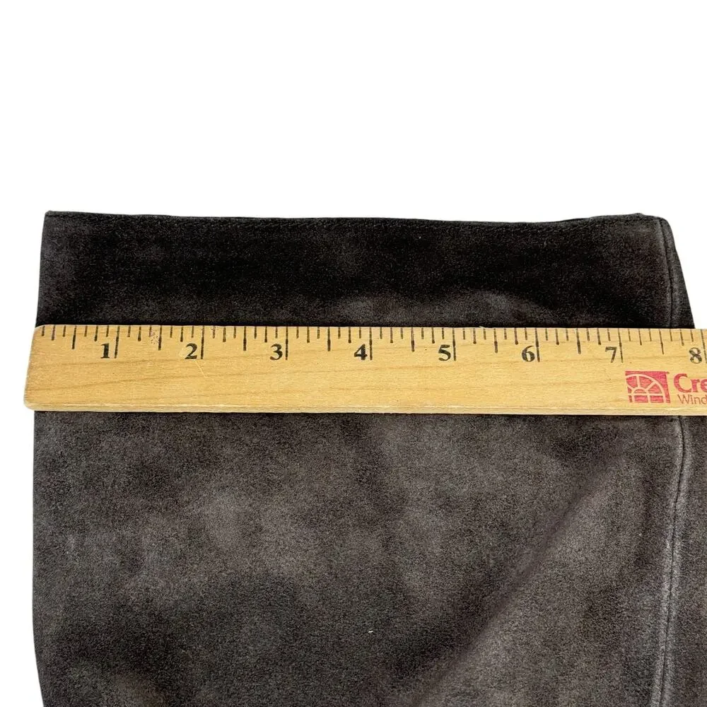 Born Women's Over the Knee Boot Crown Cady 2 SZ 7.5 Grey Suede Relaxed Slouchy