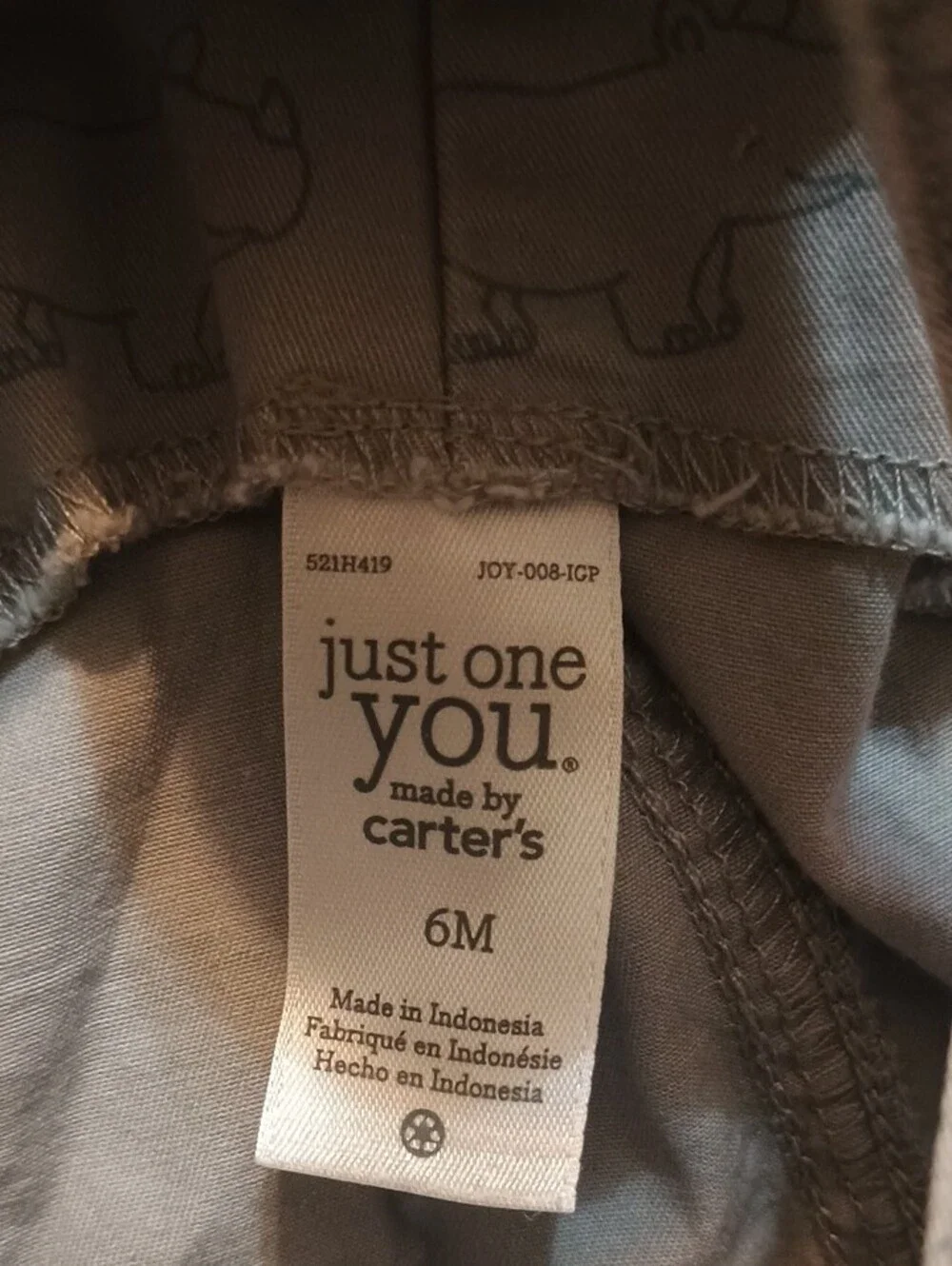 Carters soft gray