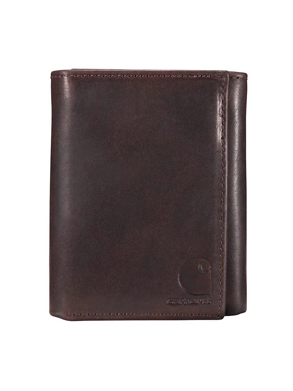 NWT Carhartt Men’s Oil Tan Leather Trifold Wallet