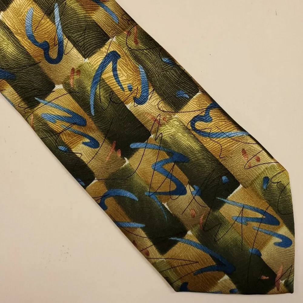 Jerry Garcia 100% Silk Tie Uncorrected Manuscript Satin Collection 40 2005