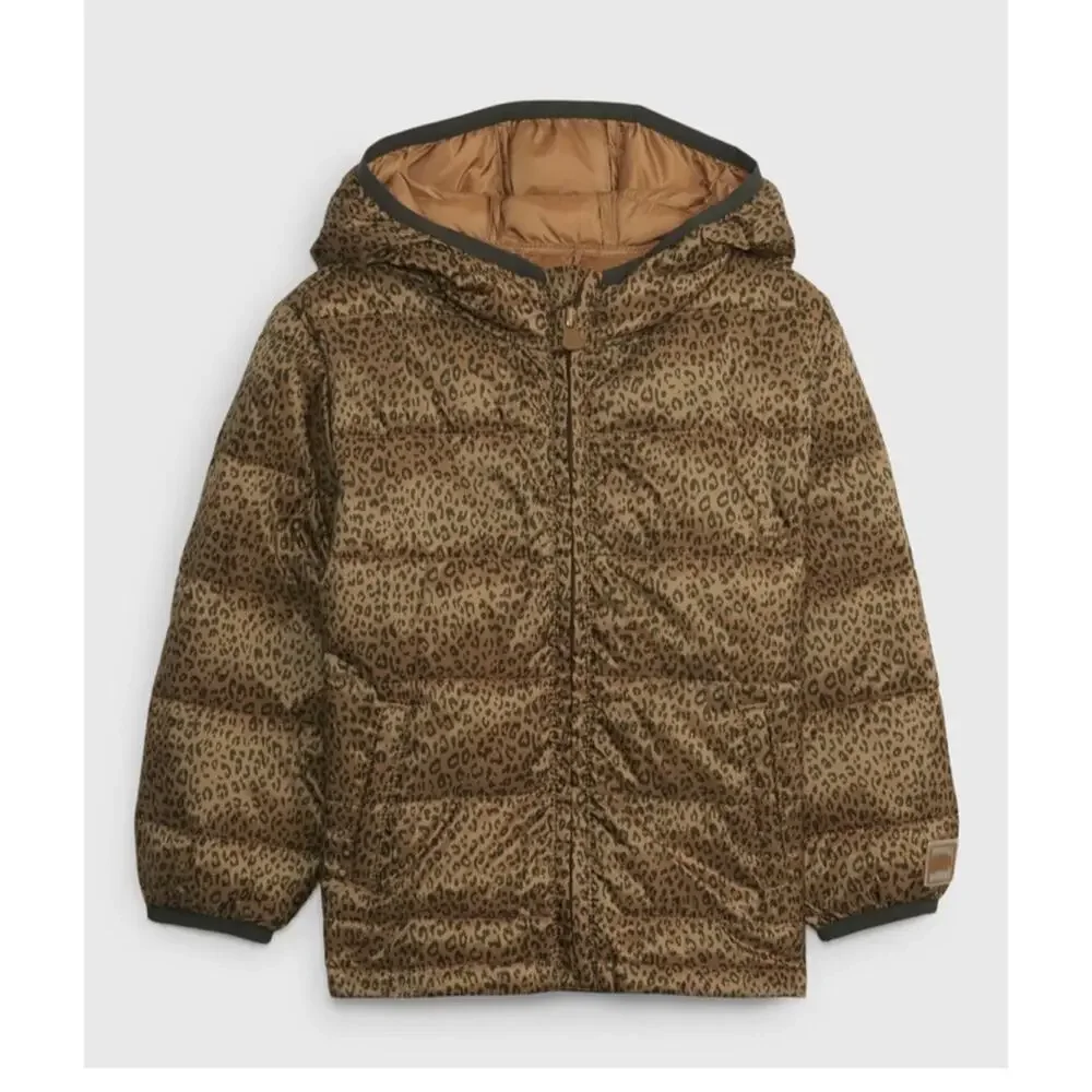 📌GAP • Leopard • Puffer • Jacket