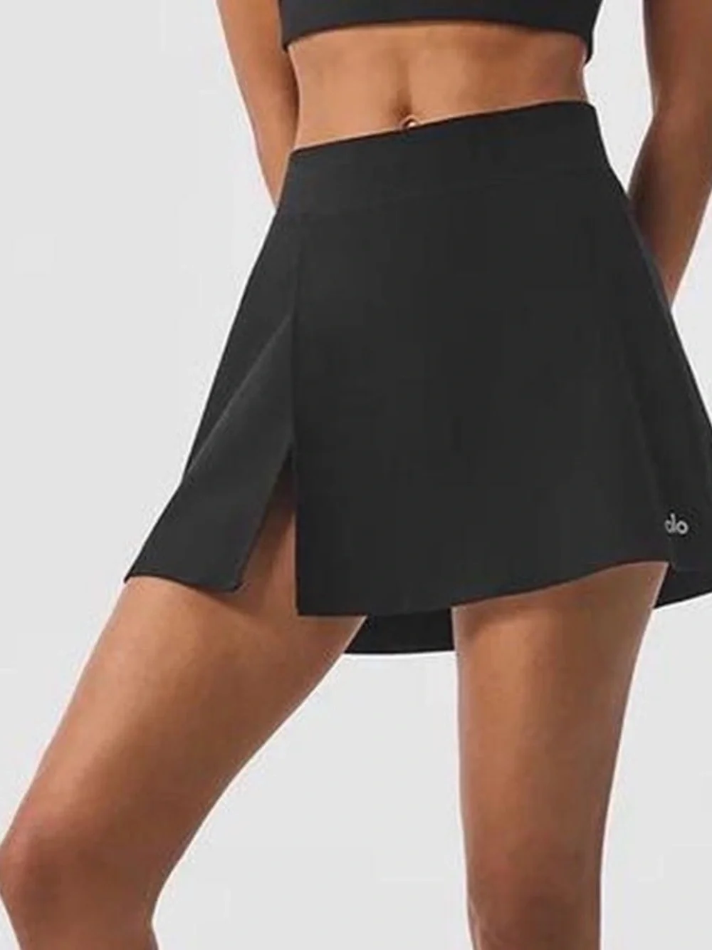 ALO Yoga Black Athletic Skirt