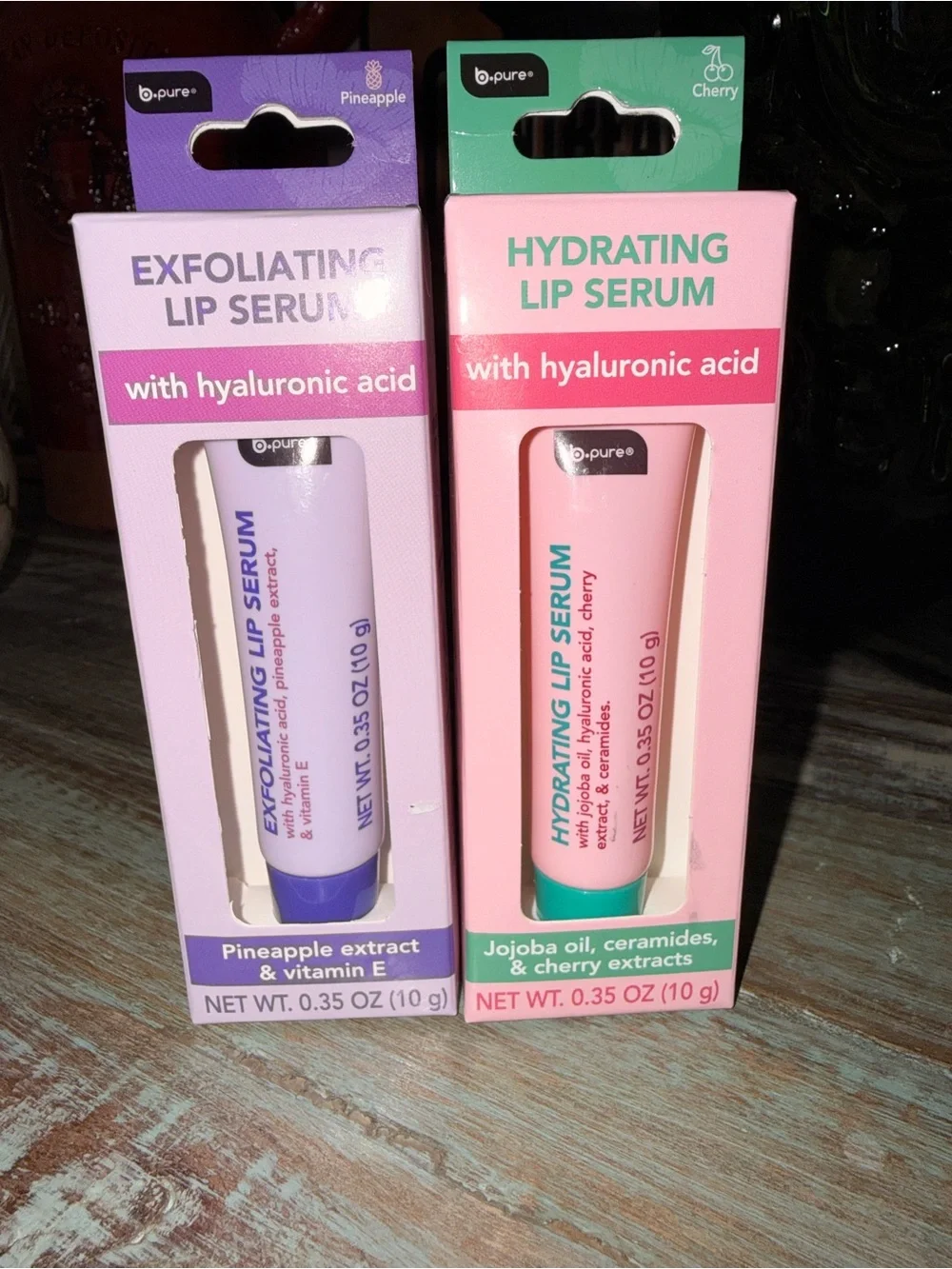 Hydrating lip serum with hyaluronic acid, exfoliating lip serum new