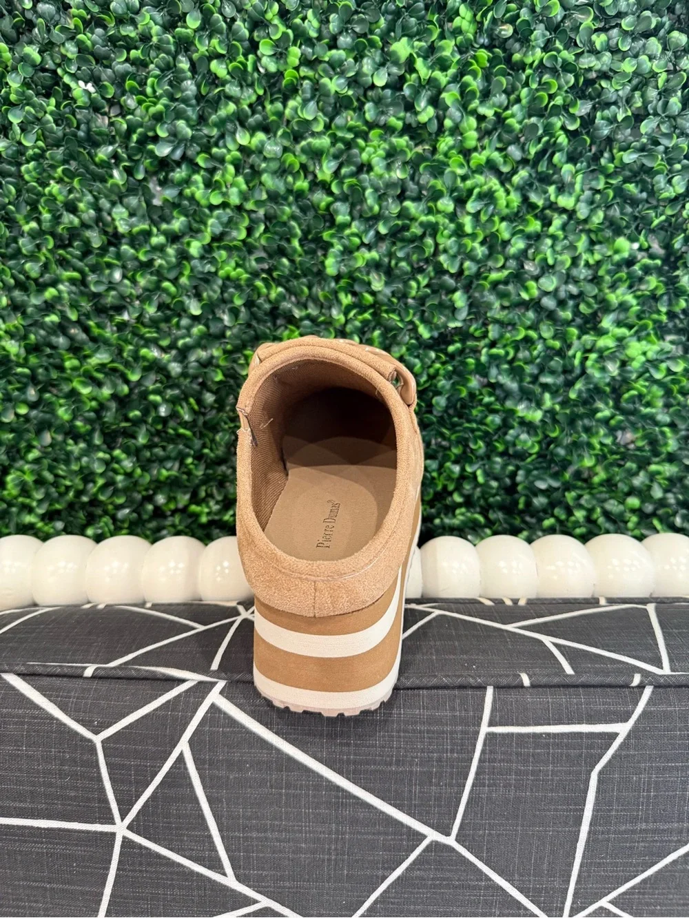 NEW Pierre Dumas Paloma-5 Taupe Mule