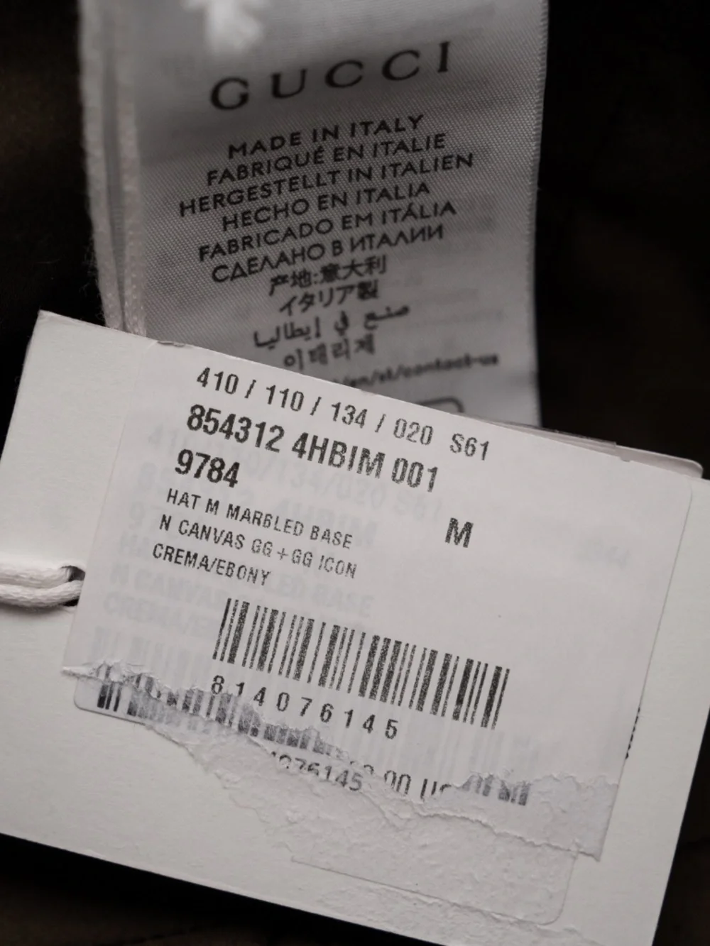 Gucci men size