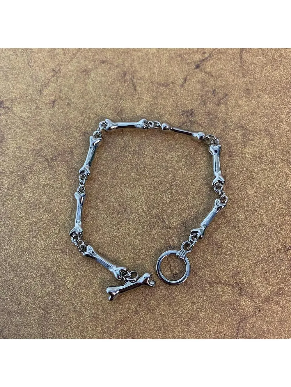 N/A #silverbraclet #punk