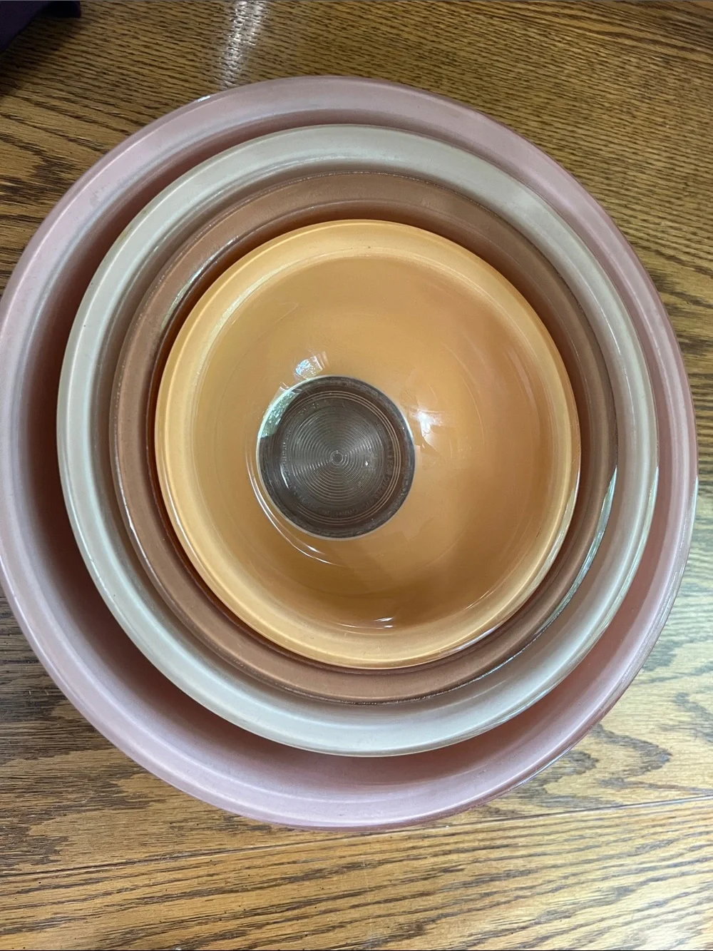 Pyrex autumn rainbow