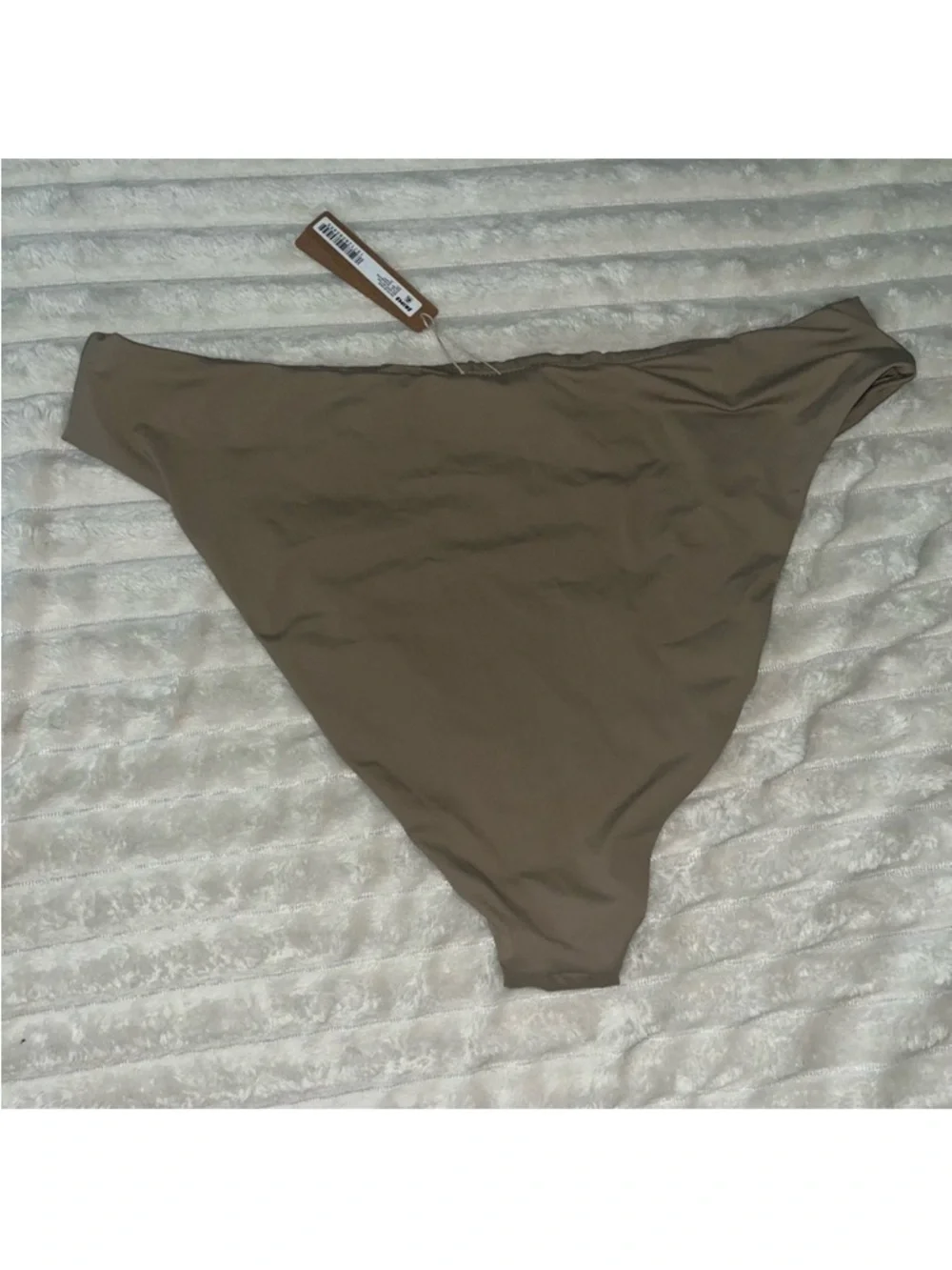 NEW! SKIMS RECYCLED SWIM MID WAIST BOTTOM • DESERT • Size 2X