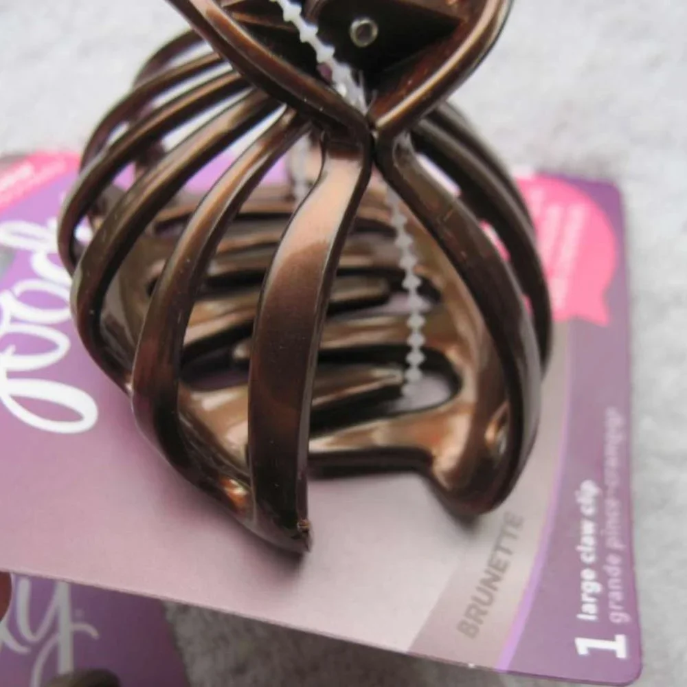 Goody Large Claw Clip Hair Jaw Spider Sea Shell Blonde Brunette Color Collection