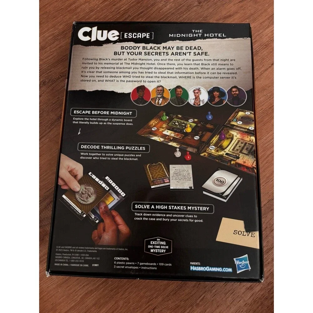 Hasbro euc clue