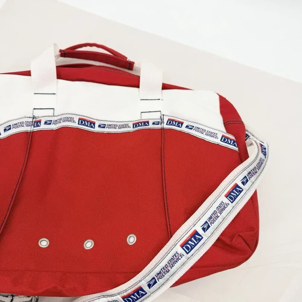 Atchison United States Postal Service Red Nylon Carry Tote Bag W/ Shoulder Strap