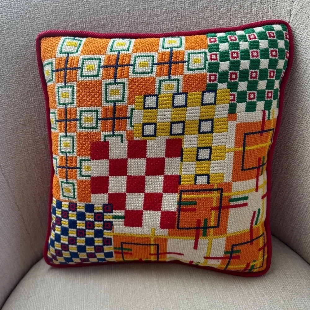 Handmade measurements square patchwork