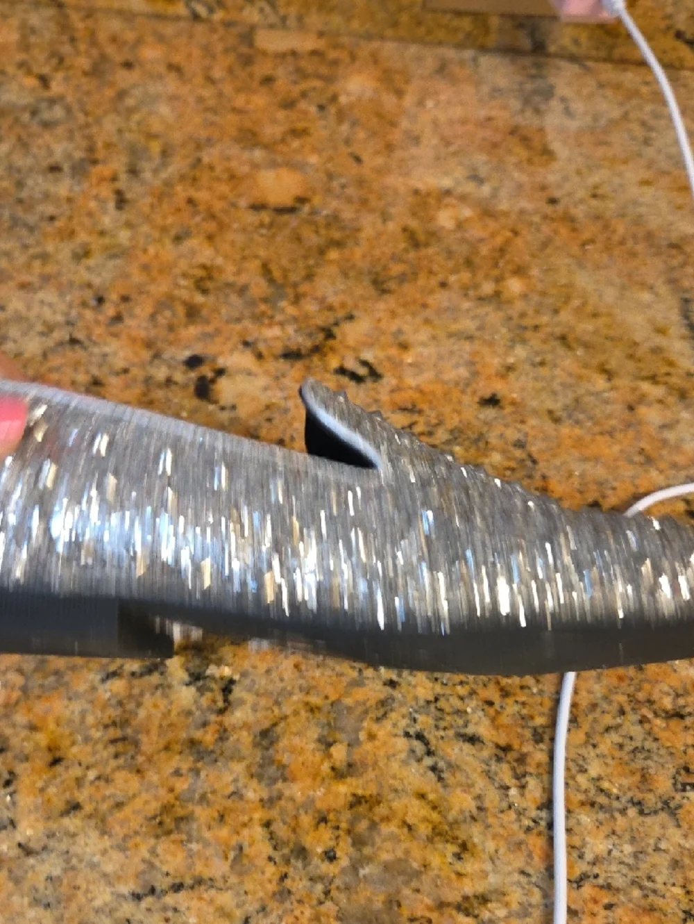 ASOS sparkling silver