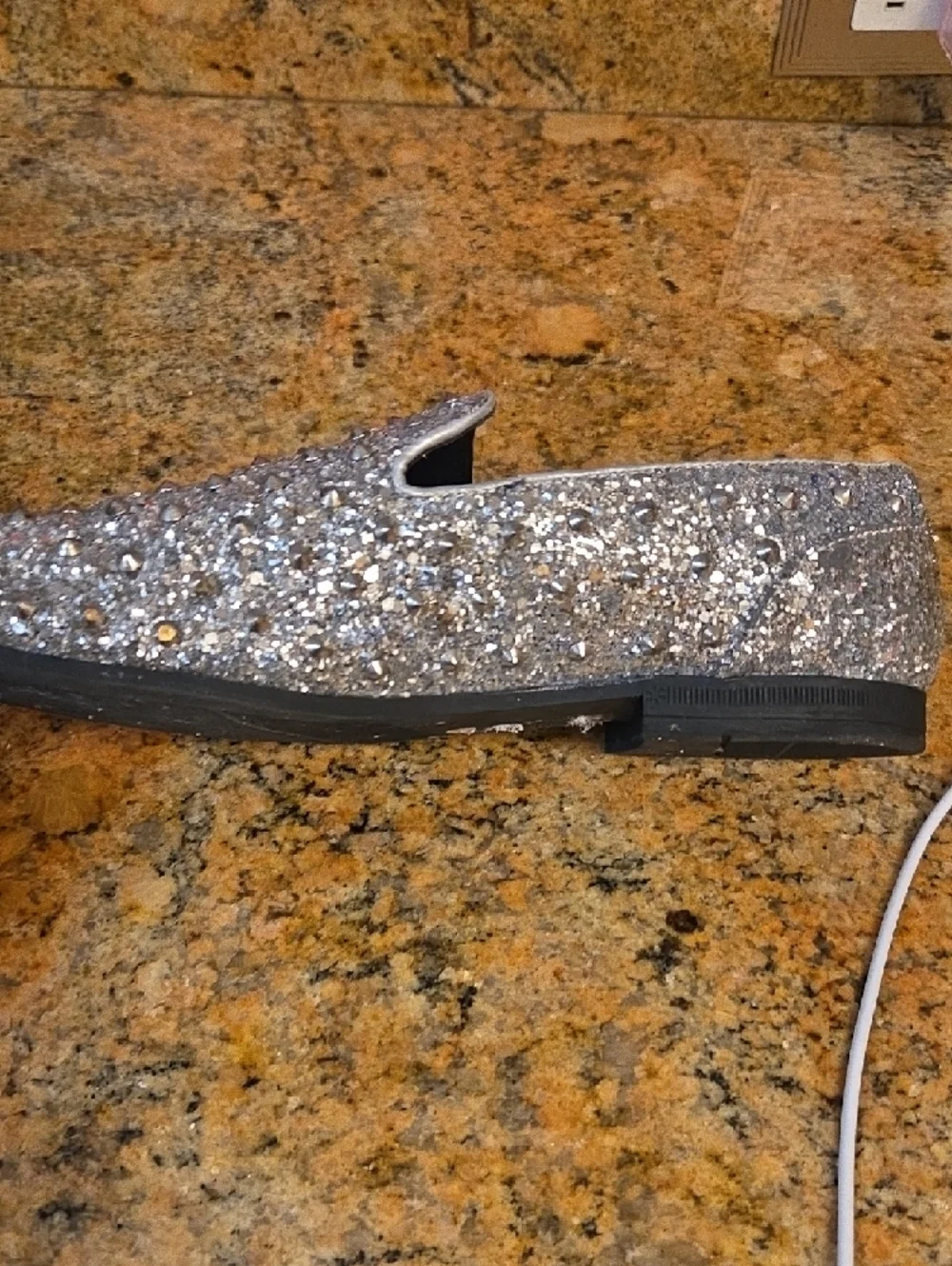 ASOS sparkling silver