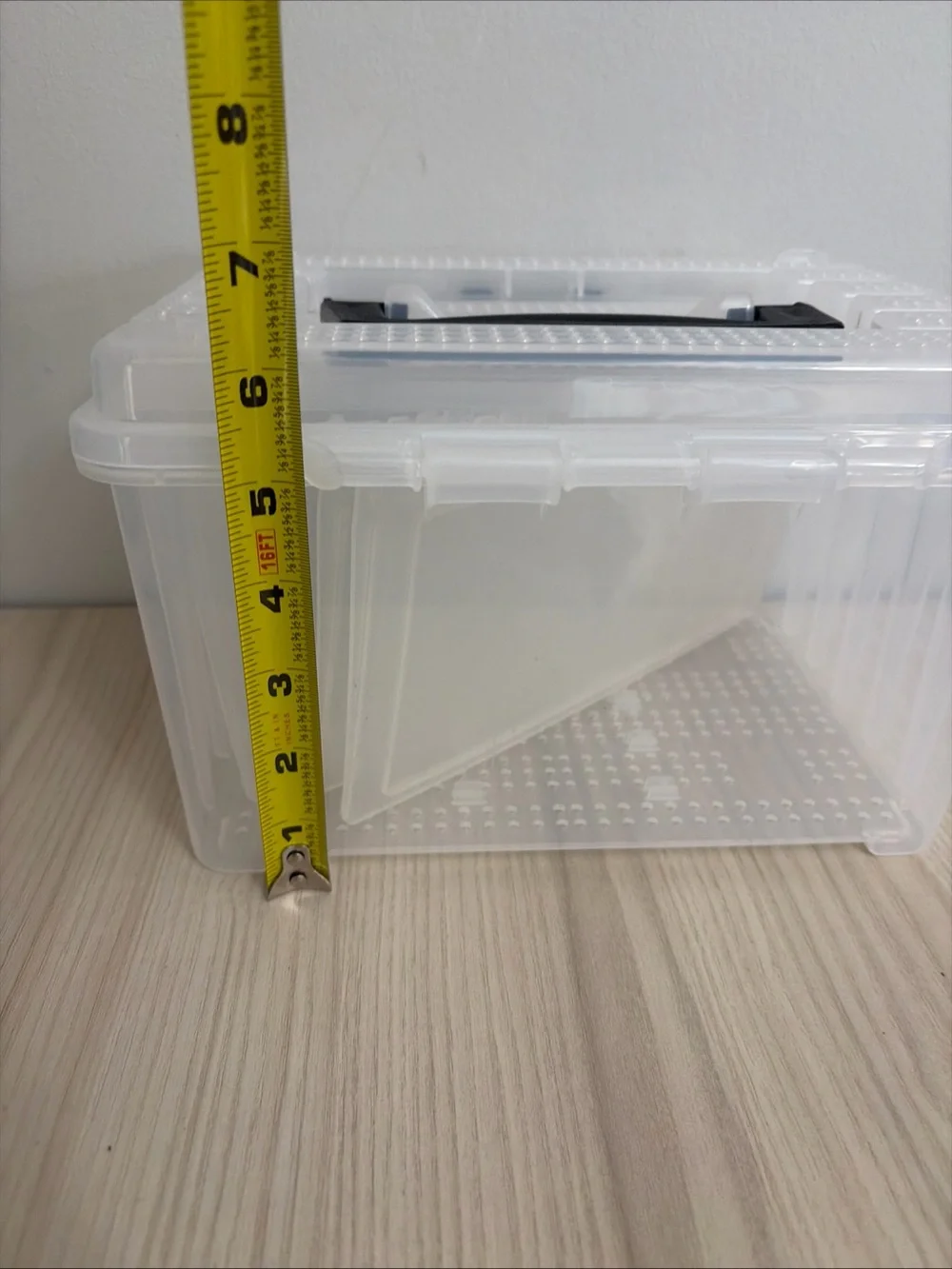 Plano clear storage