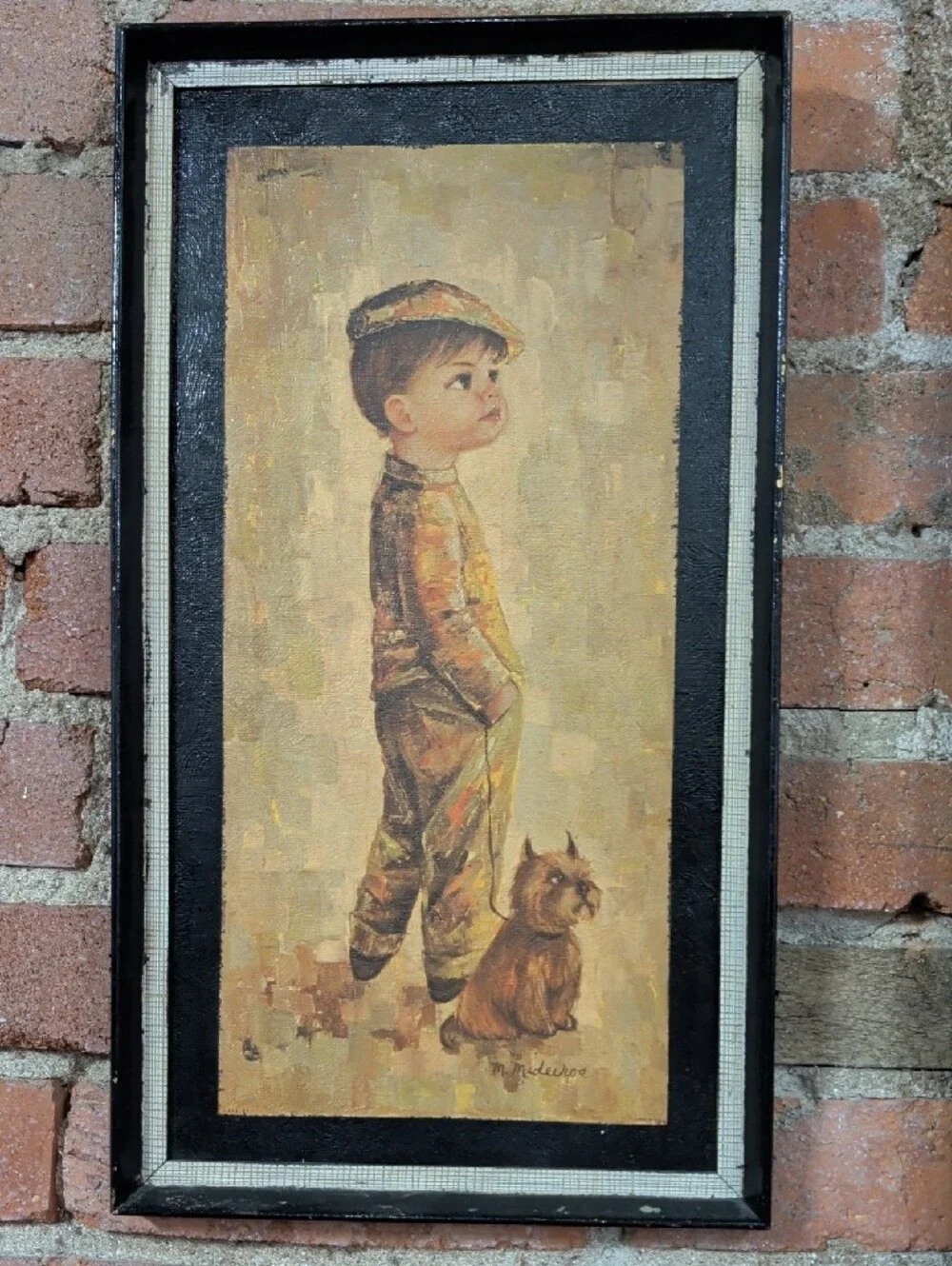 Vintage pair framed