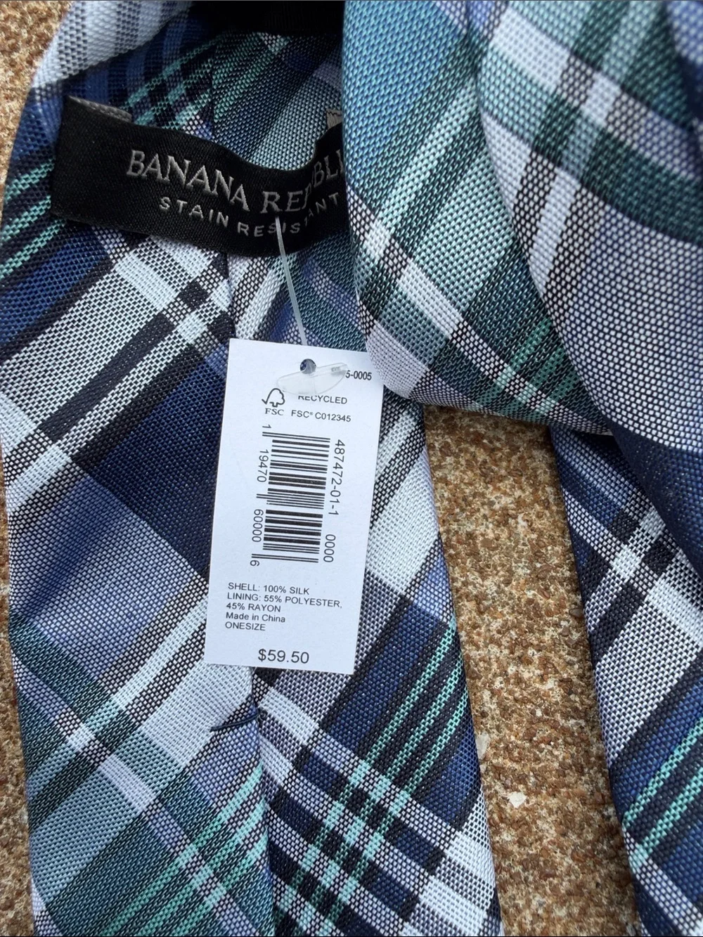 Banana Republic elegant plaid