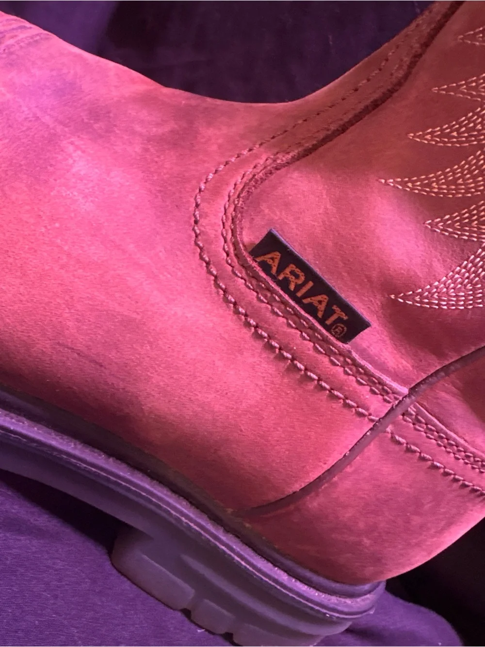 Ariat leather western