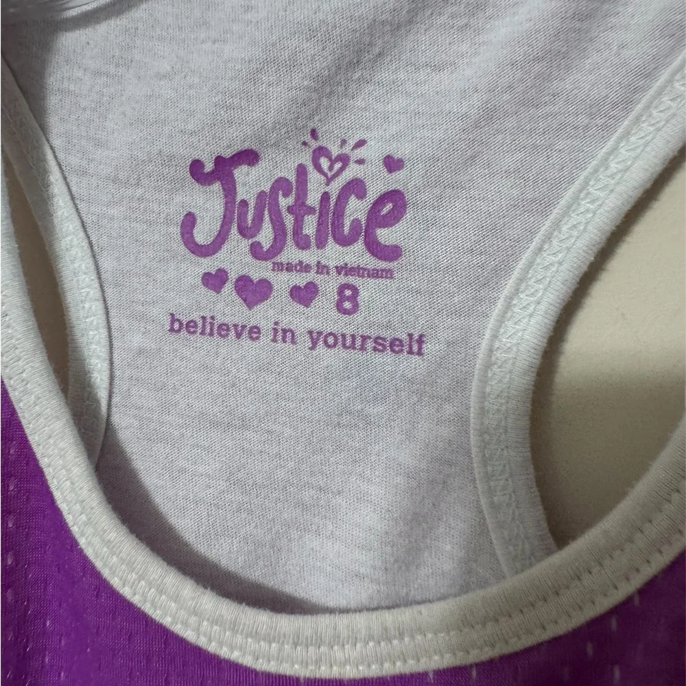 Justice Girls Size 8 Dance Tank Top