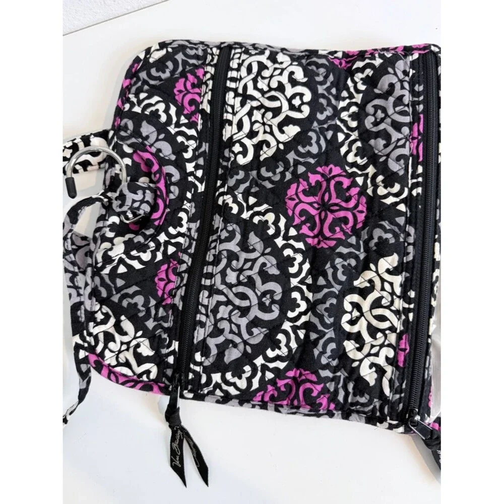 Vera Bradley Travel Hanging Cosmetic Case Scroll Medallion
