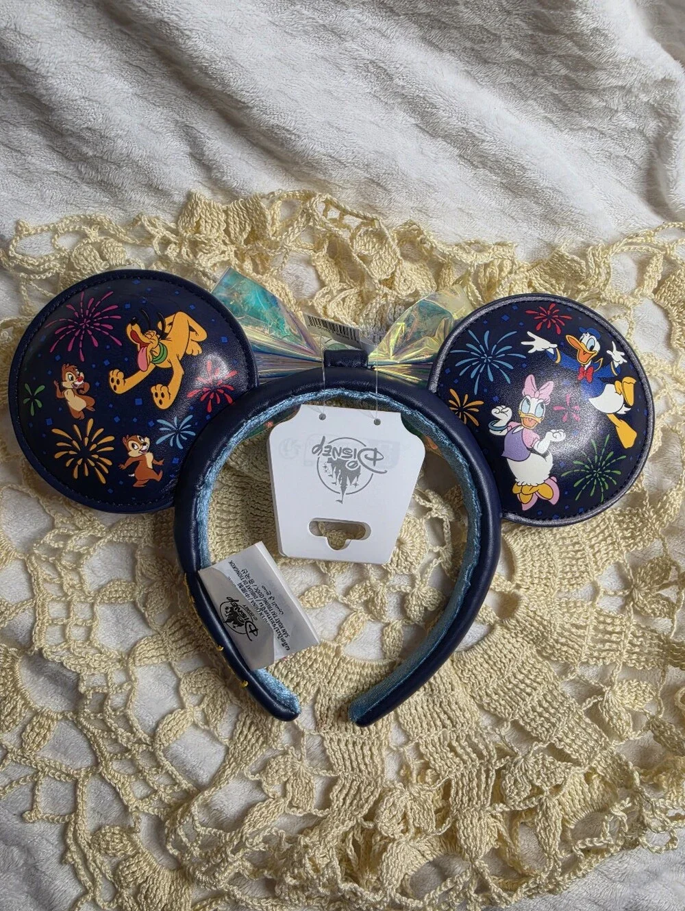 Disneyland 2025 New Years Mickey Minnie Goofy Ears Headband
