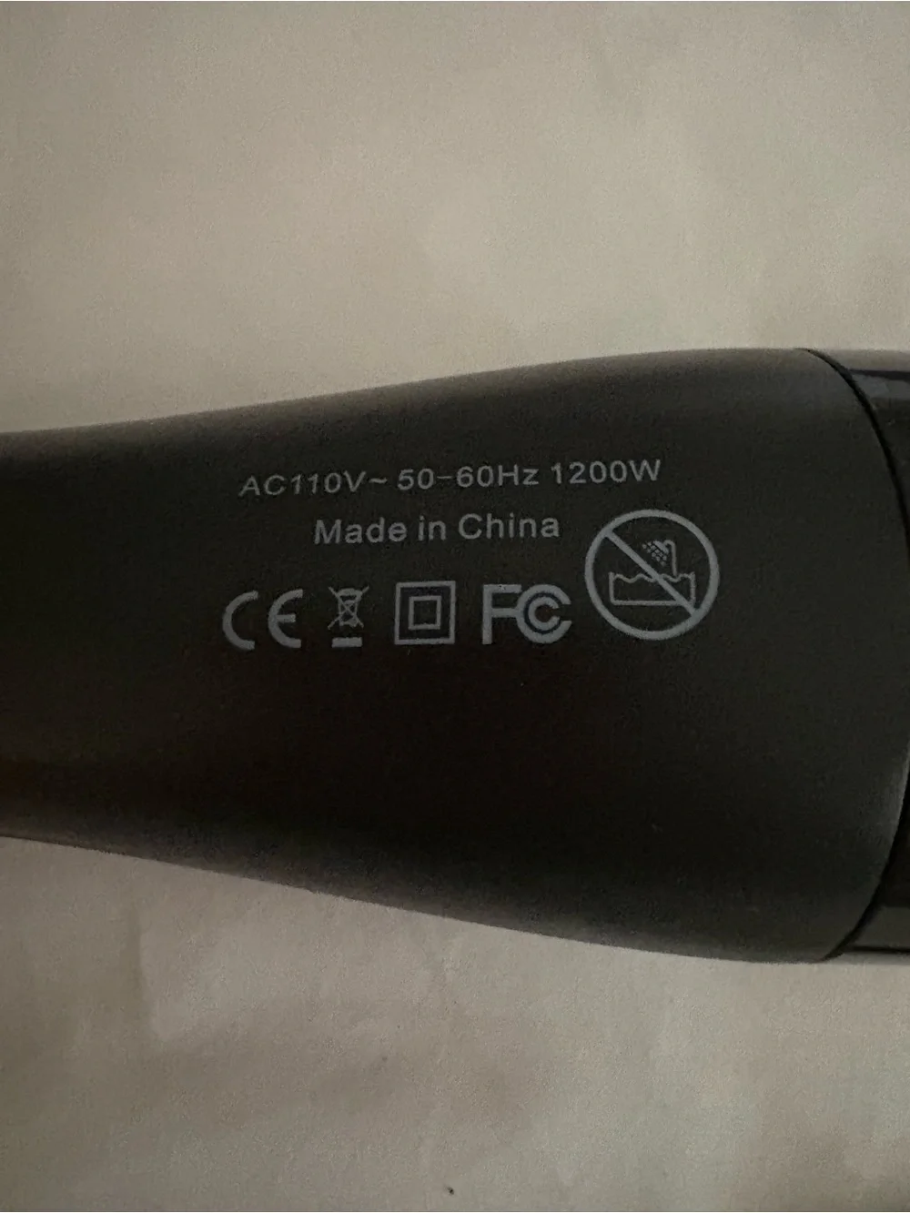 Rotating Hot Air Styling Brush - Black