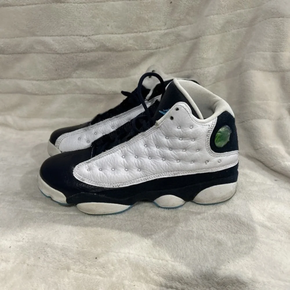 Size 5.5Y - Nike Air Jordan XIII Retro Obsidian‎ Sneakers K0107