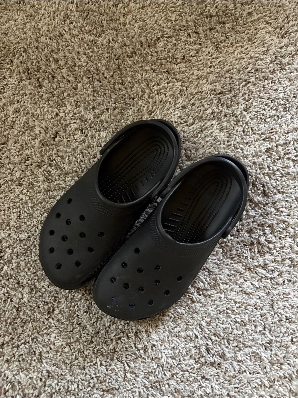 Classic Black crocs size 12 Clog Slip-Ons