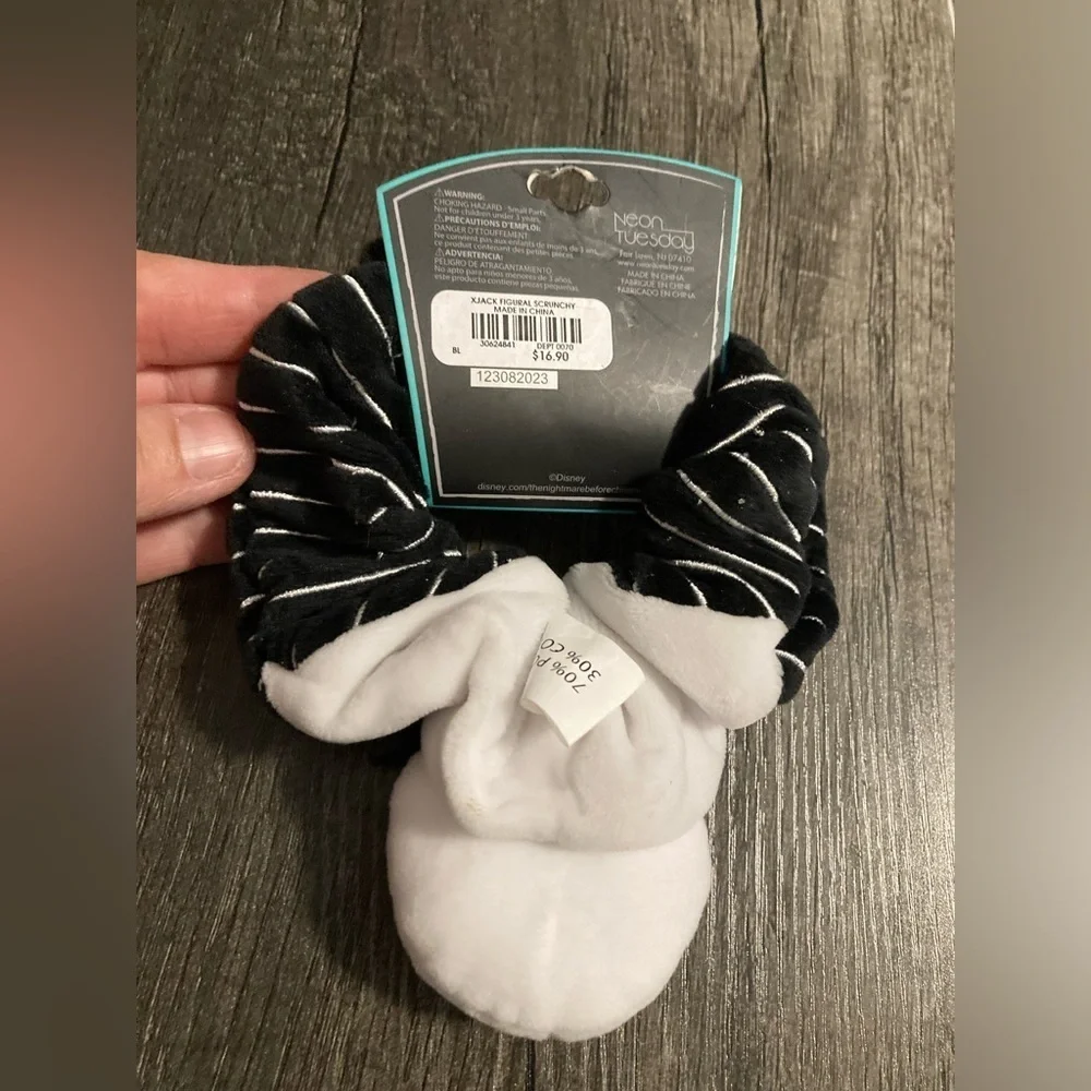 Jack Skellington NBC Hair Scrunchie