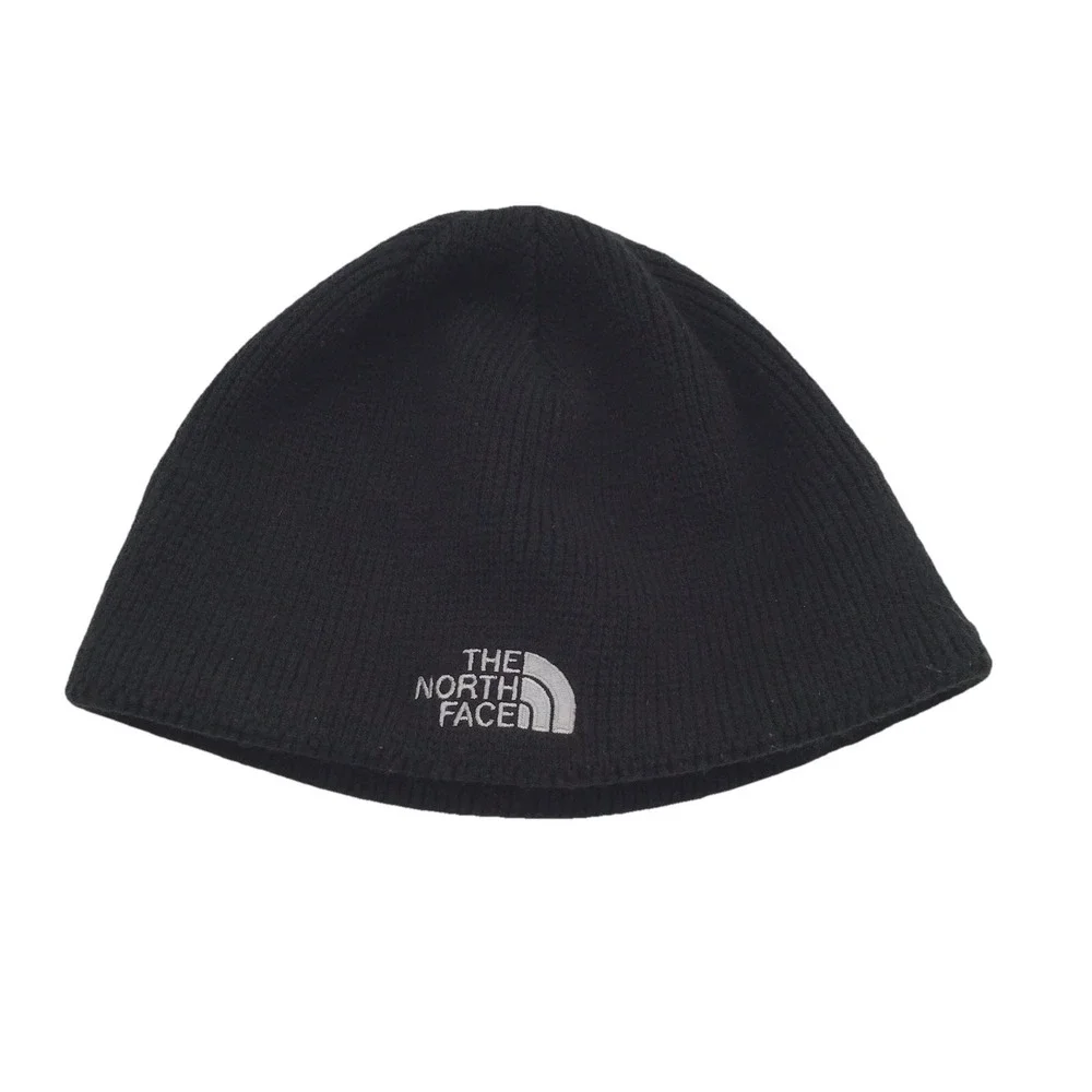 The North Face Black Fleece Lined Knit Beanie Hat Adult One Size
