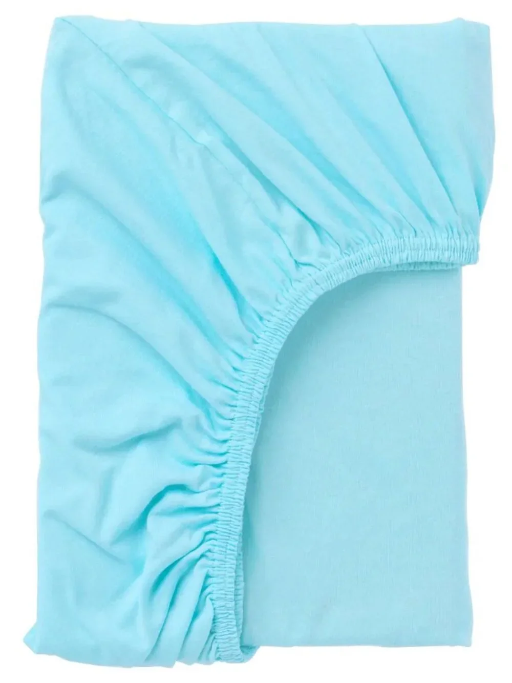 IKEA LEN Crib fitted sheet, blue